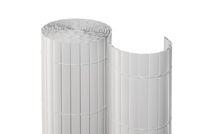 Mc-Bambus Windeck Sichtschutzmatte PVC Weiß